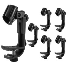 6 Pezzi Clip per Microfono Clip per Tamburo Clip per Microfono Antiurto Supporto per Microfono Accessori per Strumenti Musicali Antiurto