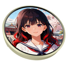 Distintivo Dinamico Elettronico, Gadget Anime, Distintivo Digitale con Display per Periferiche di Gioco, Regali di Compleanno per Studenti B