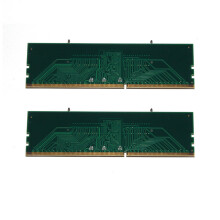 2X 1.5V DDR3 204 Pin Laptop SO-DIMM to Desktop DIMM Slot Memory Adapter