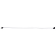 6pièces 50CM 3.0 III SATA3 Cable de Donnees A 7 Broches SSD A Angle Droit 6Gb / S Cordon de Donnees(Blanc)