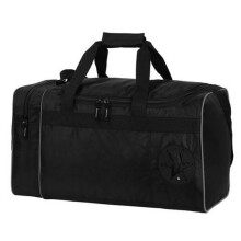 (One Size, Black/Light Grey) Shugon Cannes Sports/Overnight Holdall / Duffle Bag (33 Litres)