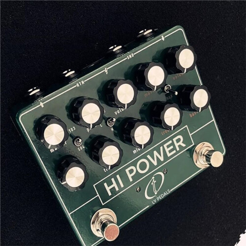 HI POWER Overload Distortion Single-Block Effectpedaal Colorsound Power Boost Effectpedaal 1