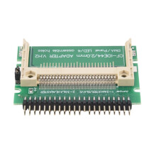 2X Compact Flash Cf Card to Ide 44Pin 2mm Male 2.5 Inch Hdd Bootable Adapter Converter
