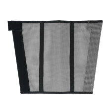 4 Stück atmungsaktive Mesh-Pferdebeinbandagen, Schutzboots Schwarz, 18,5 Zoll