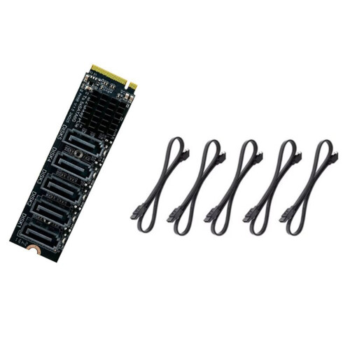 Carte D'Extension M.2 PCI-E M-Key Vers  3.0 5 , Puce JMB585, 6 Gbit/S, pour PC