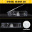 50-Pack Audio Cassette Storage Cases - Clear Plastic Cassette Tape Cases Box- Audio Storage Replacement Boxes 4
