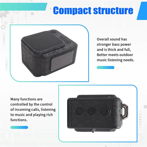 Touch Screen  Speaker Wireless Stereo Outdoor Pocket Speaker   Desktop Speaker