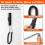 2Pcs Retractable Remote Control Tether Retractable Cable Lock Remote Rescue Remote Leash Remote Control Security Lock 2
