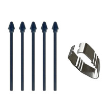 Set di 5 Punte di Ricambio per Penna Stilo per Tablet per Tab S11 / S11 Ultra Resistente All'Usura con Clip, Nero