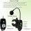 Wireless Flute Microphone for Instrument System 2.4G Cordless Professional Mic Receiver and Transmitter 50m Range 6