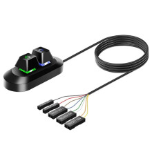 Mechanical Key External Power Off Motherboard Off Power Cables PC Power Button for PC Case