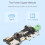 PCIe to M.2 Multifunctional Adapter, Compatible for Raspberry Pi 5, Two Power Supply Methods, Supports Dual 4K Outputs 5