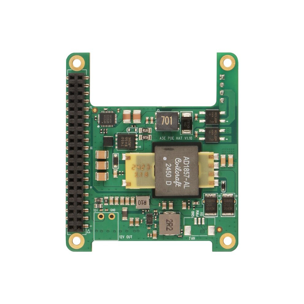 Compact 20W Poe+ Hat Module - Power Over Ethernet Expansion Board For Cubie A5e Single-Board Computer 6033471783534