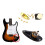 Guitar Neck Plate String Tree Guide Retainer 1/4 Inch Input Jack Socket Plate for Electric Guitar Part 6