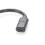 10Gbps USB C Panel Mount Adapter USB3.1 Type C Female to Female Cable D-Typel/XLR Panel Mount USB C Extension Cable 20cm 5