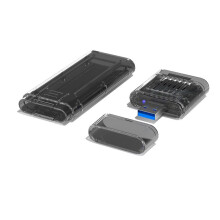 Afneembare M.2 NVMe SSD-Behuizing M.2 Naar Type-A USB 3.2 Externe Adapter NVME SSD-Behuizing Doos Laptopaccessoires Transparant Zwart