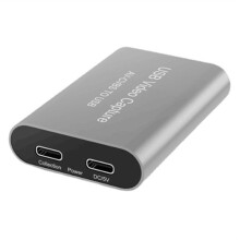USB-Video- och Ljudinspelningskort Ljud- och Videoinspelningskort Lätt Att Adaptera för VHS Till DVD-Videoinspelning för Windows 11/10