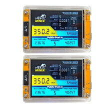 2PCS 350KH/S NerdMiner Solo Miner 2.8 Inch Display Bitcoin Crypto Solo Lottery Miner Upgraded Harshrate NerdMiner