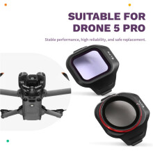 Freewell 4 Stuks Filters voor 5 Pro Inclusief UV, CPL, LPR en Glow Mist 1/4 Dronefilter