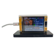 2.8-Inch Display NerdMiner V2 NMMiner 960KH/S Solo Crypto Mining Machine Home Use BTC Bitcoin Lottery Miner with Stand