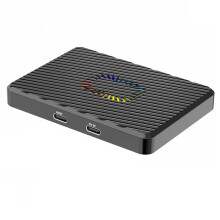Obudowa Dysku SSD M.2 NVME Dual Bay RGB USB3.2 10 Gb/S PCIe NVME Stacja Dokująca Dysk Twardy SSD M.2 do Komputera PC