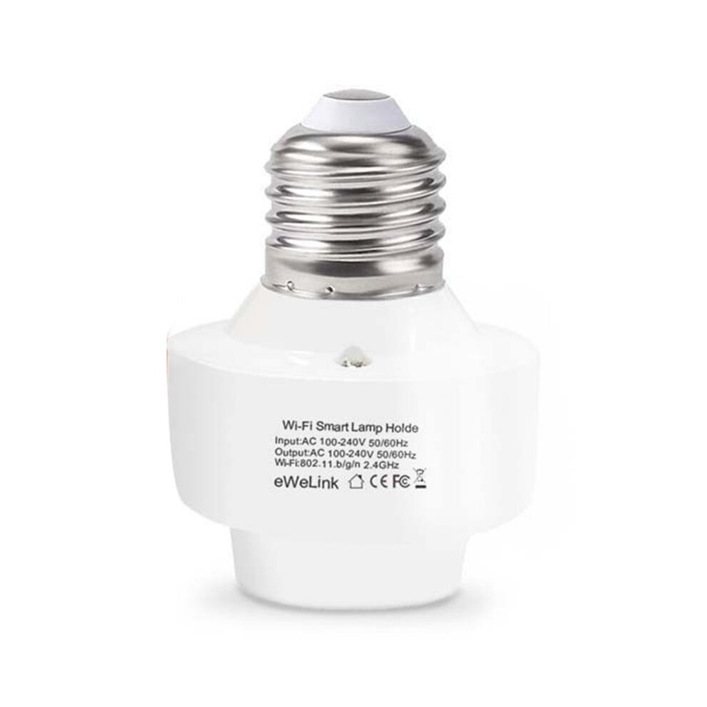 Wifi Bulb Socket E26 E27 Bulb Adapter,Wireless 2.4G Remote Control Lamp Base Holder,Ewelink App Remote Timer Light 6031070678244