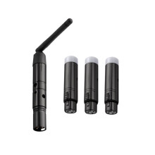 DMX512 Wireless Controller 2.4G ISM XLR Receiver Transmitter Long Transmission Range DMX Light 1T3R for Disco DJ EU Plug