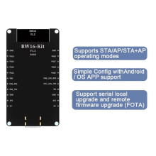 AI-Thinker BW16 Kit - RTL8720DN WiFi and 5.0 Module for Home, IoT, ESP32, for , 2.4G/5G Dual Band