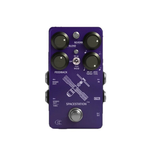 SPACEESTATIONTTM Pro TTM Delay Effect Unit Reverb/Distortion Electric Guitar Multi-Functional Single Block Effect Unit