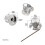 3PCS Guitar Knobs with Indicatrix Potentiometer Volume Tone Control Knobs Universal Top Hat Knobs for Electric Guitar 8