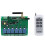 110-240V 6 Channel RF Relay Module Board Remote Control  Momentary Selflocking Interlock 3 Commands 30mA X 6 1