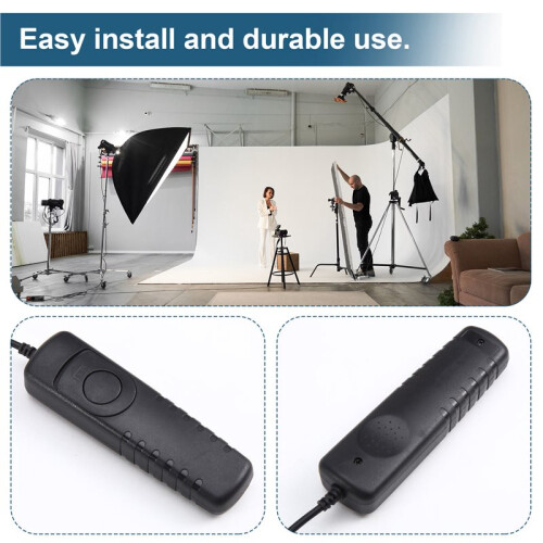 Shutter Release Cable Remote Control Replace RM-UC1 for  OM5 OM1 OM-D E-M5 E-M10 Mark II EM5 II E-PL8 E-PL6 UC1