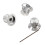 3PCS Guitar Knobs with Indicatrix Potentiometer Volume Tone Control Knobs Universal Top Hat Knobs for Electric Guitar 3