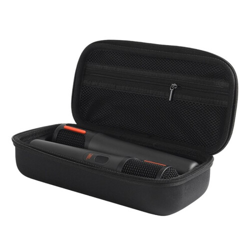 Wireless Microphone Carrying Case for  Dual Microphone System Portable Storage Bag for Handheld Mic 1