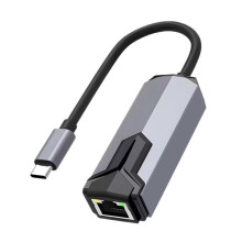 2,5 Gbps Snelle Bedrade Netwerkkaart USB-C Naar Ethernet-Adapter TYPE-C Naar RJ45 Ethernet-Converter voor Notebook, Laptop en Pc