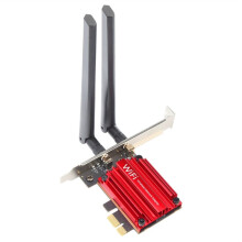 PCI-E WiFi6E Triple Band 5400Mbps 5.3 Adapter RTL8852CE Gigabit Wireless Network Card for Desktop PC Win 10/11