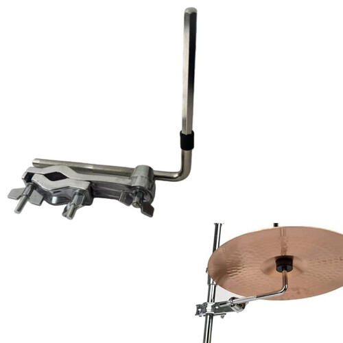 Drum Set Cymbal Boom Arm with Clamp Holder Percussion Mounting Bracket Cymbal Mounting 2
