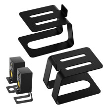 Tabletop Desk Speaker Stands Studio Speaker Support Rack Bookshelf Speakers Bracket Speaker Desk Mount Shock Absorption