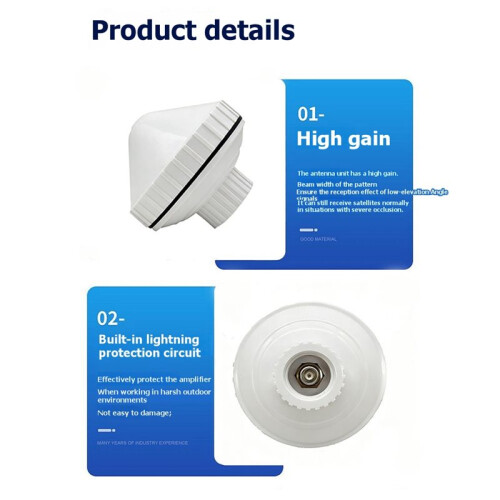 New 38dB Timing Antenna, GNSS Antenna, Base Station Power  Interference Suppression Clock Synchronization Antenna 1