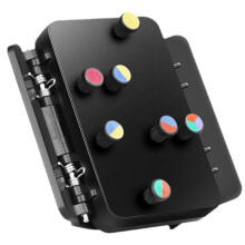 Ukulele Chord Trainer, Gel 6 Colors Round Button Clip Design Easy Installation Ukulele Practice Assistant