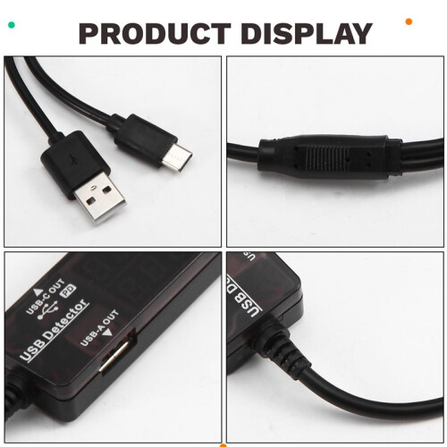 USB Multi-Function Digital Display  Voltage Ammeter Power Meter  3.2-30V 0-5A Voltmeter Charger Capacity Tester 1