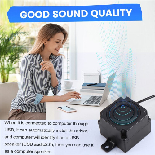 USB  Speaker Subwoofer External Loudspeaker for Computer Laptop and Notebook 2