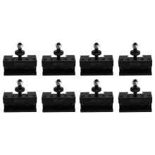 8PC SETS 250-001 0XA Herramienta de Cambio Rápido, Portaherramientas de Torneado SOPORTE de Material de Acero