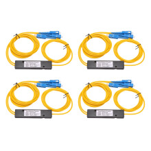 4X Ftth SC UPC 1X2 Plc Single Mode Faser Teiler Fbt Opto Koppler