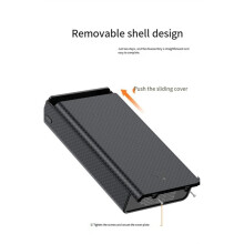 Winterbestendige PD100W Powerbank Behuizing, 6x21700 Batterij DIY Behuizing, PPS/PD3.0/QC3.0 voor Laptop en Telefoon