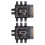 2X Multi Way Splitter Cooler Ventola di Raffreddamento Hub PC Computer  da 1 A 8 Pin 12V Power Socket PCB Adapter 1