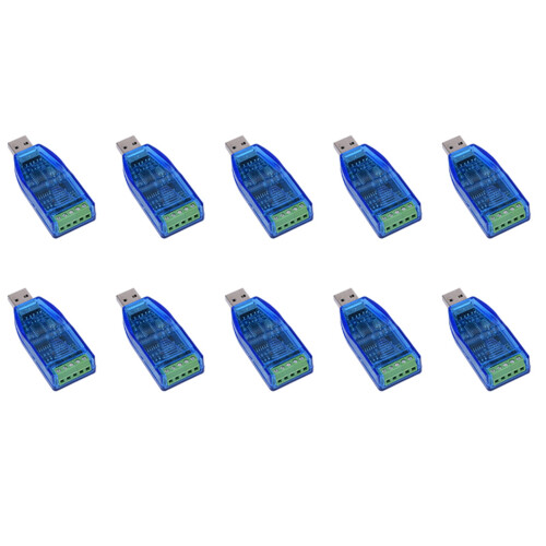 10X Módulo de Comunicação USB para RS485 Conversor de Linha Serial Half-Duplex Bidirecional