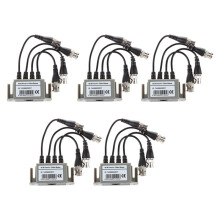 5X Transmetteur Emetteur Recepteur CCTV Camera UTP BNC Video Balun 4 Canaux RJ45