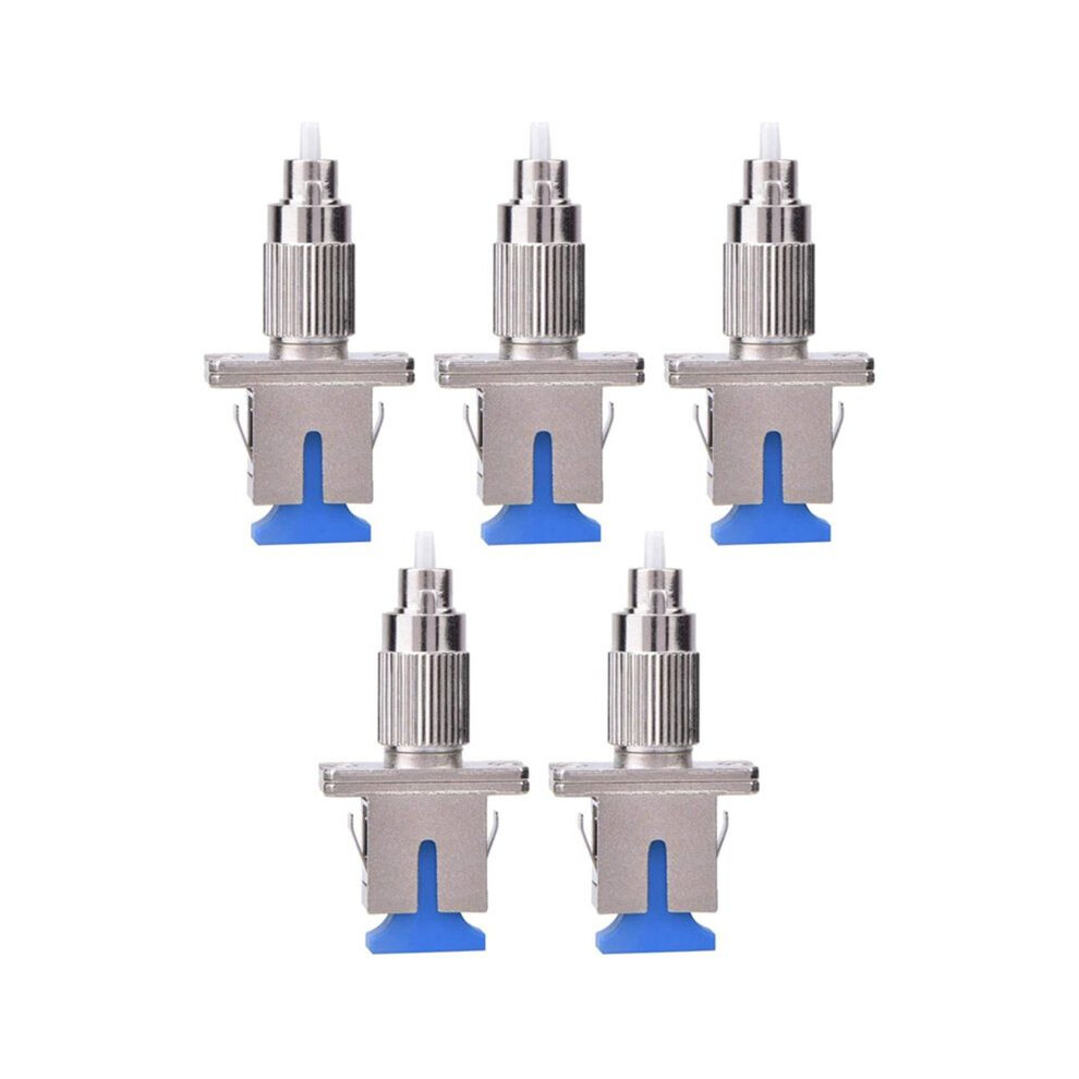 5X Fc-Sc Single Mode Coupler Hybrid Converter Fiber Optic Adapter For Fc Male To Sc Female 4711713569437