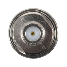 10Pcs N Type Male Plug to F Female RF Coaxial Adapter Connector for Wireless Antenna,Silver